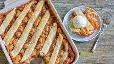 Butter Biscuit Peach Cobbler