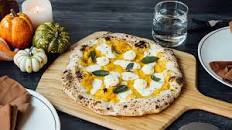 Butternut Squash, Ricotta and Fried Sage Pizza