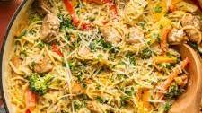 Cajun Chicken and Broccoli Alfredo