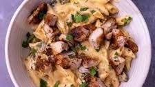 Cajun Chicken and Broccoli Alfredo Pasta