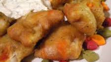 Cajun Nuggets with a Spicy Tartar Sauce