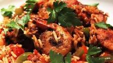 Cajun Shrimp, Sausage and Rice