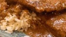 Cajun Smothered Round Steak