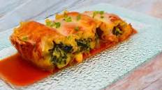 Callaloo Lasagna Roll Ups
