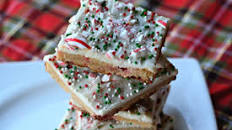Candy Cane Cookie Bars