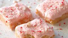 Candy Cane Kiss Cookie Bars