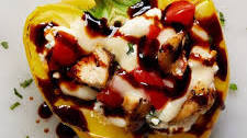 Caprese Chicken-Stuffed Peppers