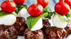 Caprese Meatballs