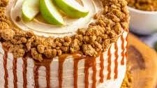 Caramel Apple Crumble Cake
