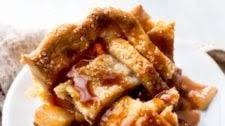 Caramel Pear Pie