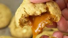 Caramel Stuffed Apple Cookies