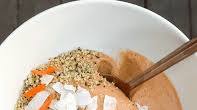 Carrot Cake Oat Smoothie Bowl