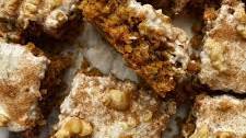 Carrot Cake Oatmeal Bars