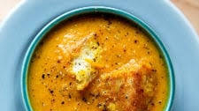 Carrot-Ginger Soup With Curry & Coconut Milk