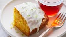 Carrot Ginger Tea Cake with Lime Glaze