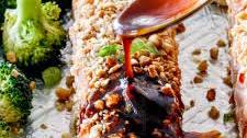 Cashew Honey Soy Salmon