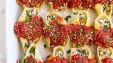 Cashew ‘Ricotta’ and Spinach Stuffed Shells