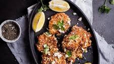 Cauliflower and Feta cheese fritters