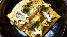 Cauliflower and fontina cannelloni