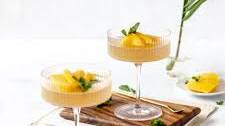 Champagne Gulaman (Jelly) with Mango and Mint