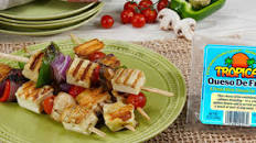 Cheese and Vegetable Skewers