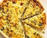 Cheese & onion quiche
