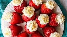 Cheesecake Stuffed Strawberries