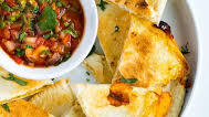Cheesy Baked Tortilla Chips