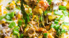 Cheesy Beef Taco Skillet