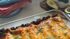 Cheesy Beef and Black Bean Enchiladas