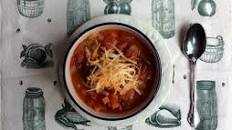 Cheesy Chili Soup