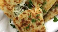 Cheesy Garlic Flatbread with Herbs
