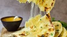 Cheesy Garlic Naan Bread
