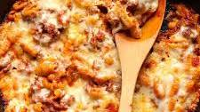 Cheesy Ground Beef Skillet Pasta Recipe