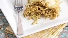 Cheesy Pesto Chicken Spaghetti Bake