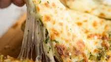 Cheesy Pesto Garlic Bread