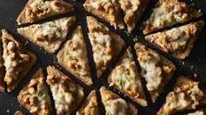 Cheesy Sausage Cocktail Toasts