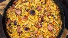 Cheesy Sausage and Rice