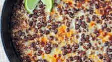 Cheesy Spicy Black Bean Skillet