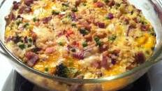 Cheesy Turkey Rice Casserole