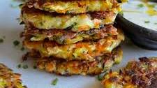Cheesy Vegetable Fritters