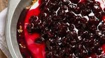 Cherry Yoghurt Cloud Pie with Granola Crust