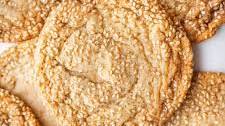Chewy Honey Sesame Cookies
