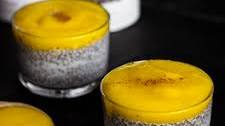 Chia pudding con mango e curcuma