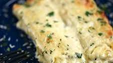 Chicken Alfredo Stuffed Manicotti