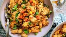Chicken And Shrimp Fried Rice