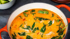 Chicken Coconut Red Curry Soup