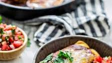 Chicken Enchiladas with Homemade Chile Gravy Enchilada Sauce
