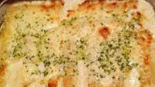 Chicken Manicotti Alfredo