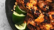 Chicken Satay Skewers with Spicy Peanut Sauce